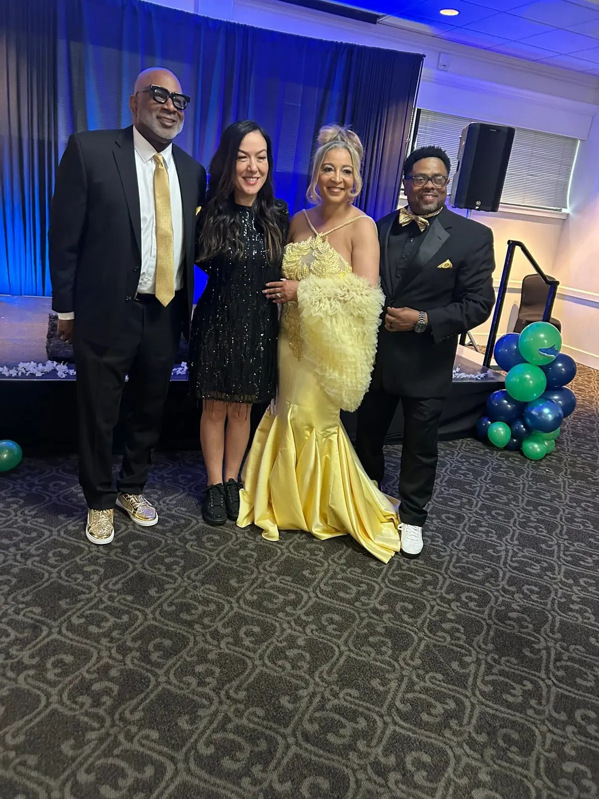 Founders and guests celebrate at the 1st Annual Sneaker Ball Fundraiser